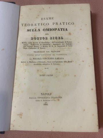 Gérard-Joseph-Marie Bigel - Esame teoretico pratico sulla