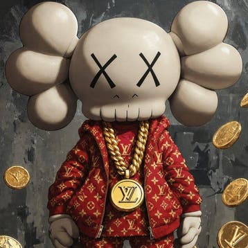 Lego Merchandise - Rich KAWS in Louis Vuitton [ XXL ] -, Nieuw