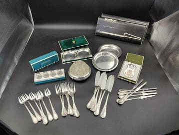 Tafelservies - Zilver, Verzilverd, Staal, Glas