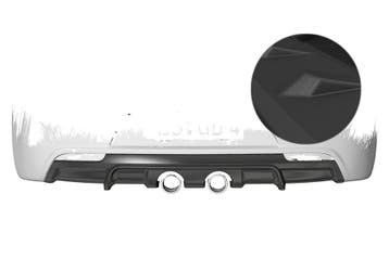 Achterskirt voor VW Golf 6 R HA268-S, Verzenden