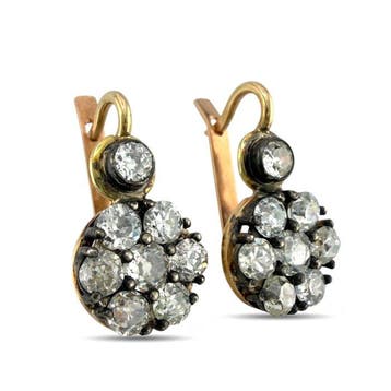 Boucles doreilles - 14 carats Or rose, Boucles doreilles