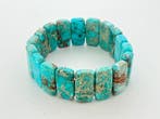 Compositie Turkoois Steen Armband- 40 g