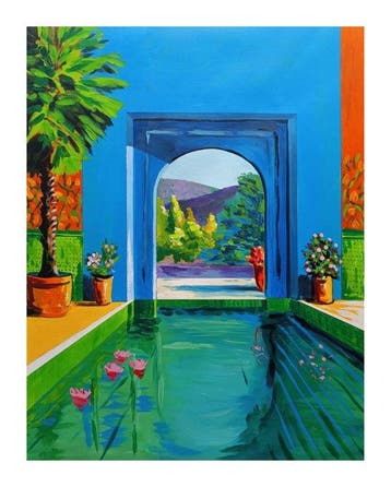 Mar Legón - Big Blue Gate - XL