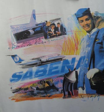 Inconnu - Sabena - Années 1980, Antiquités & Art