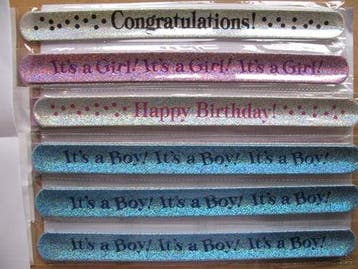 Vaas Snap Wrap Happy Birthday per stuk vaasdecoratie, Nieuw