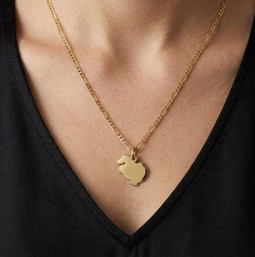 Dodo - Collier avec pendentif - 18 carats Or jaune -, Bijoux, Sacs & Beauté