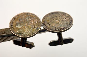 Argent 900 - Pièces et bijoux en argent du Pérou, année 1880, Antiquités & Art