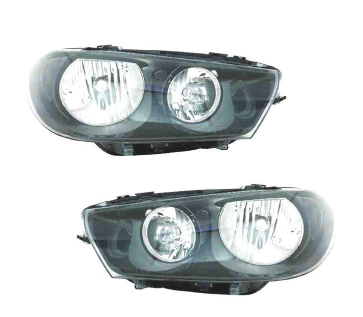 PHARES POUR VOLKSWAGEN VW SCIROCCO 08-14 FOND NOIR, Auto-onderdelen, Verlichting, Verzenden