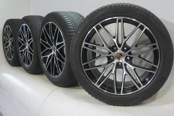 Porsche Cayenne E3 21 inch velgen Pirelli Winterbanden Origi, Ophalen of Verzenden