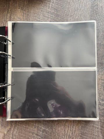Frankrijk - Lot 4 albums voor opslag van brieven met, Gestempeld