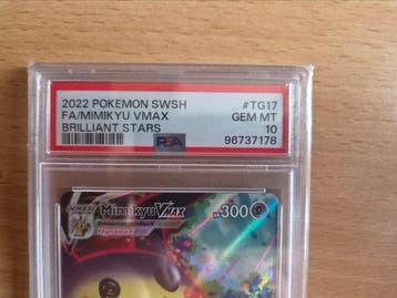 Pokémon - 1 Graded card - Mimikyu Vmax TG17 Full art - PSA, Nieuw
