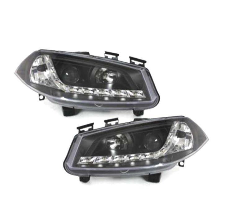 Phares Avant Pour Renault Megane 03-06  Diurne Noir, Autos : Pièces & Accessoires, Éclairage, Envoi