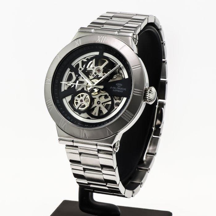 Murex - SUPREMO Skeleton Automatic - MUA672SK-SS-9 - Zonder, Handtassen en Accessoires, Horloges | Heren