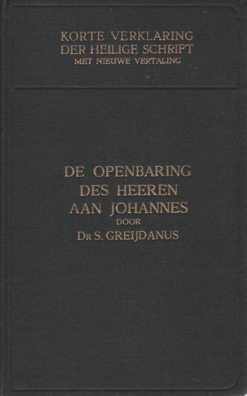 OPENBARING 9789024233045 S. GREIJDANUS, Verzenden, Gelezen, S. GREIJDANUS