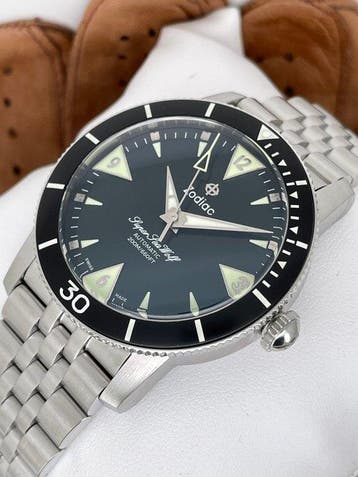 Zodiac - Super Sea Wolf Skin Diver Automatic - ZO9218 -, Nieuw