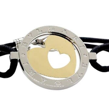Bvlgari - Armband - Tondo Heart - 18 karaat Geel goud, Staal, Nieuw