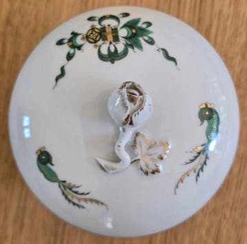 Meissen - Sucrier - Green Dragon / Ming-style decoration -, Antiek en Kunst
