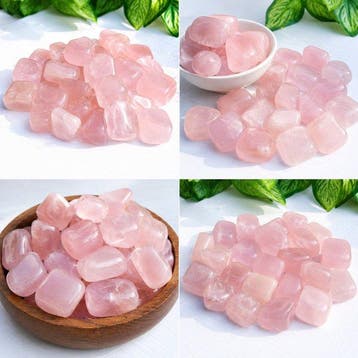 1 kg lot - roze rozenkwarts steen – Natuurlijk