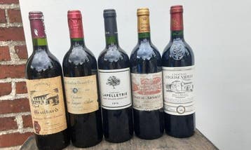 2000 Chateau Guitar 2002 Chateau Franc Jaugue Blanc 2016, Verzamelen, Wijnen, Nieuw