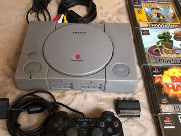 Sony - PS 1 - Videogameconsole + games - 11 spellen CIB -, Nieuw