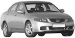 Honda Accord 2003-2005 Koplamp Links (Koplampen), Verzenden, Nieuw