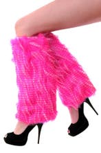Roze Beenwarmers Bont Nepbont Faux Fur Spirit Burning Man Ho, Kleding | Dames, Ophalen of Verzenden, Nieuw