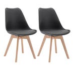 2dekans | Woltu Eetkamerstoelen Set van 2 Ergonomisch Design, Ophalen of Verzenden, Nieuw