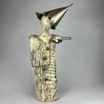 Karol Dusza (1972) - The Gift for You- 64cm wooden statue
