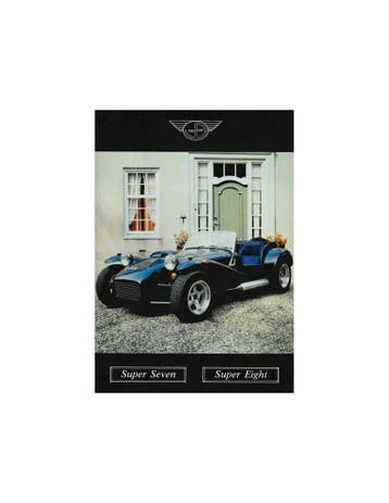 1981 DONKERVOORT S7 | S8 BROCHURE ENGELS, Nieuw