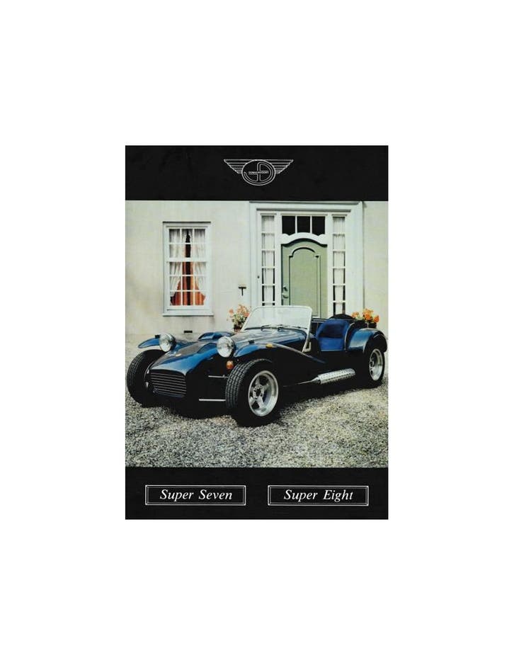 1981 DONKERVOORT S7 | S8 BROCHURE ENGELS, Livres, Autos | Brochures & Magazines