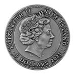 Niue. 5 Dollars 2021 2 oz $5 NZD Niue Silver Ares and Mars