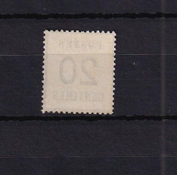 Frankrijk 1870 - zonder scharnier, Elzas-Lotharingen, 20c, Gestempeld