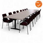 Vergadertafel - Ahrend 400x100 - Ahrend 500 - Bestaand uit 2, Vergader- of Presentatieruimte, Ophalen of Verzenden, Gebruikt, Tafel