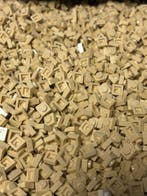 Lego Stenen - Lego 1x1 plaat tan 500 stuks, Nieuw