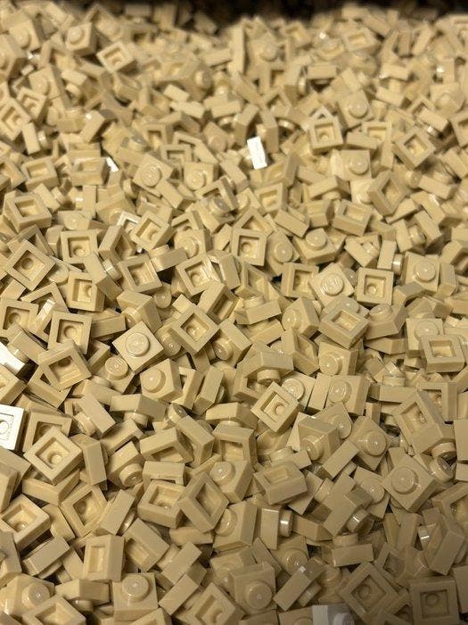 Lego Stenen - Lego 1x1 plaat tan 500 stuks, Enfants & Bébés, Jouets | Duplo & Lego