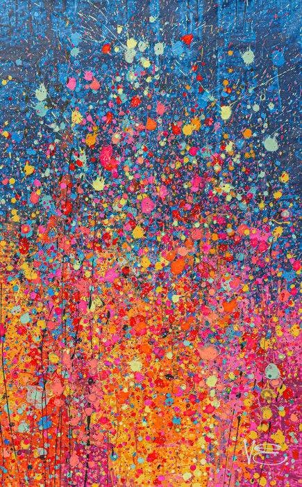 Violeta Endo - Colour Happens. XXL, Antiquités & Art, Art | Peinture | Moderne
