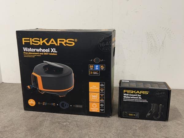 Veiling - Fiskars waterslang 25m Waterwheel XL, Tuin en Terras, Tuinslangen