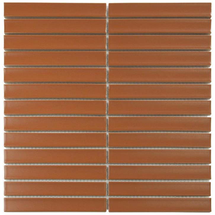 Wand Mozaïek Tegels Kitkat Factory Keramiek Roestbruin -..., Bricolage & Construction, Dalles & Carrelages, Enlèvement ou Envoi