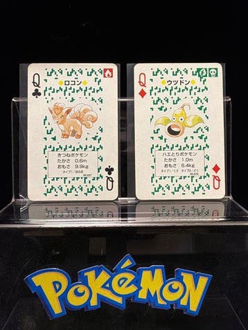 Pokémon - 4 Card - Vintage 1996 Pokémon lot of 4 Poker, Nieuw