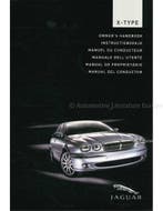 2005 JAGUAR X-TYPE INSTRUCTIEBOEKJE FRANS