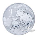 1 kilo zilveren Lunar munt 2021