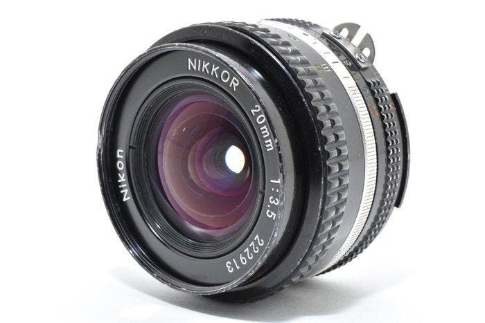 Nikon Ai-s Nikkor 3.5/20mm Groothoeklens, Audio, Tv en Foto, Fotocamera's Analoog