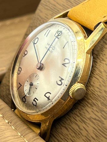 MOD - Incabloc Sub-Second Jumbo Dress Watch - Sans prix de, Handtassen en Accessoires, Nieuw