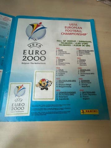 2000 Panini UEFA Euro 2000 Zinedine Zidane Édition originale