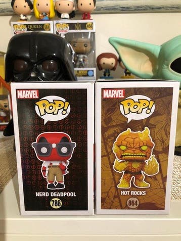 Funko - Funko Pop Nerd Deadpool / Hot Rocks - 2020+ - V.S., Antiquités & Art