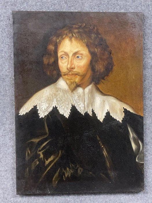 Scuola Europea (XIX), da Van Dyck - Ritratto di Sir Thomas, Antiek en Kunst, Kunst | Schilderijen | Klassiek
