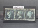 Grande Bretagne 1800/1841 - Timbres - 2d Blue imperforate,, Gestempeld