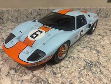 Deagostini 1:8 - Modelauto - Ford GT40 Gulf livery, Nieuw