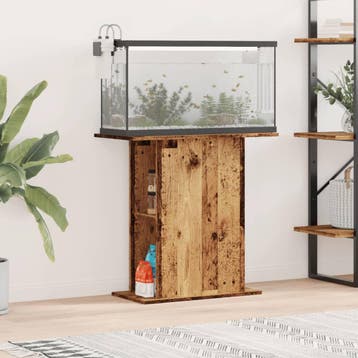 vidaXL Aquariumstandaard Oud Hout 36x75x72,5 cm Bewerkt Hout, Verzenden