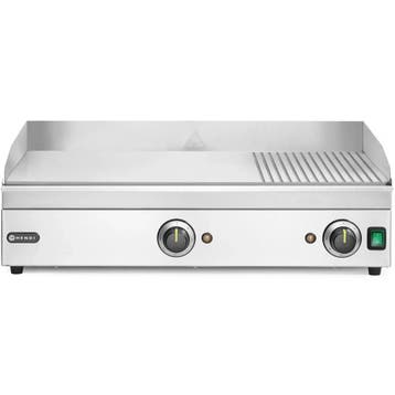 Bak-/Grillplaat | KitchenLine | Elektrisch | Glad/Gegroefd, Verzenden, Nieuw in verpakking